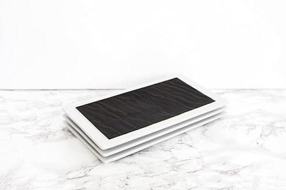 Kona Rectangular Appetizer Plate, 10 in, Lava Textured Reactive