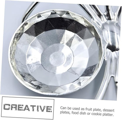 Halloween Spider Web Fruit Plate Serving Tray, Delicate Household Dessert Tray, Reusable Multi-Function Fruit and Dessert Platter for Daily Use and Party Serving