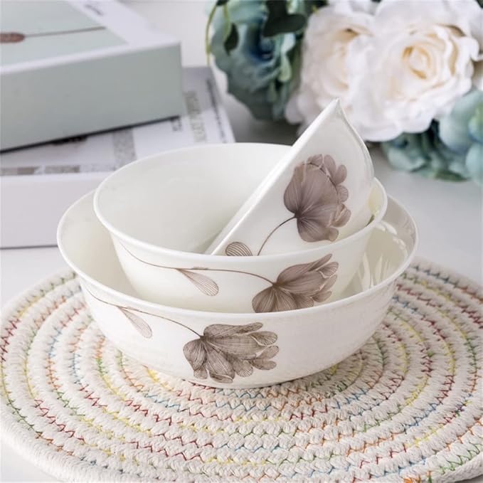 European Tableware Bowl and Plate Set Tableware Set Ceramic Tableware Set 60 Pieces