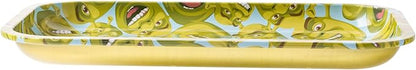 Silver Buffalo Shrek Face Pattern Tin Tray 11" x 7"