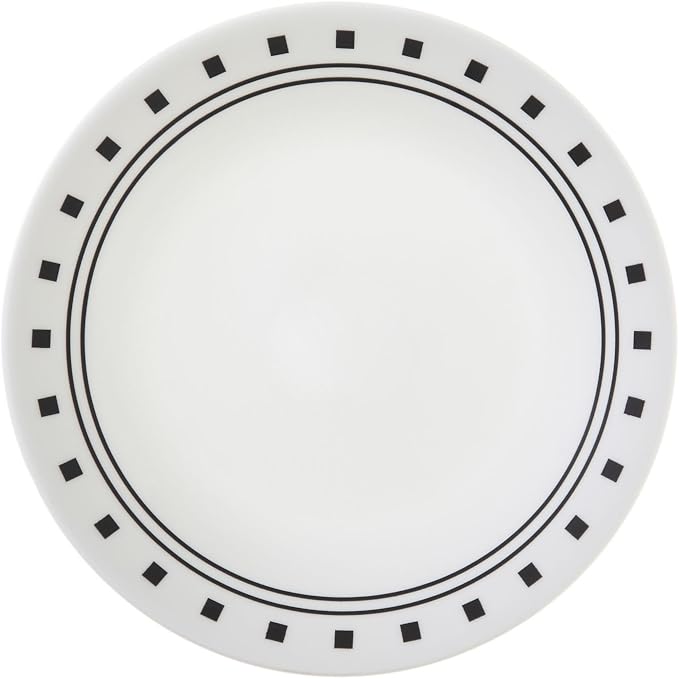 WORLD KITCHEN Corelle 16 Piece Livingware City Block Set, Black