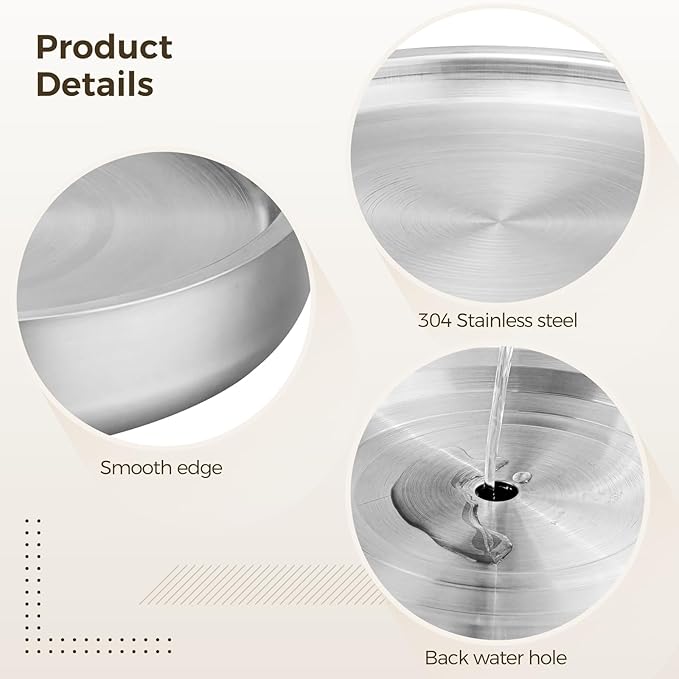 Generic Dish Tray for Party Fruit Food Buffet, Chilled Serving Dish, Shrimp Cocktail Serving Dish Tray, Cold Serving Tray Platter with Ice Chamber, 11.2 Inches Stainless Steel Chilled Serving