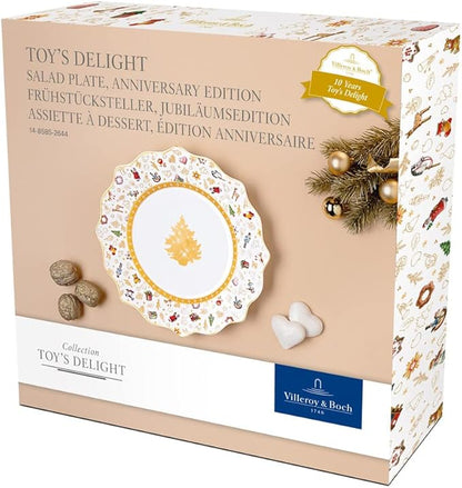 Villeroy & Boch Delight Anniversary Edition Breakfast Plate, 24cm, White
