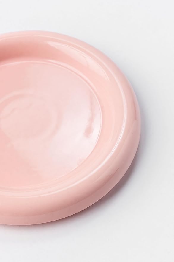 Chubby Ceramic Minimalist Aesthetic Tableware Kitchenware Plates in pink