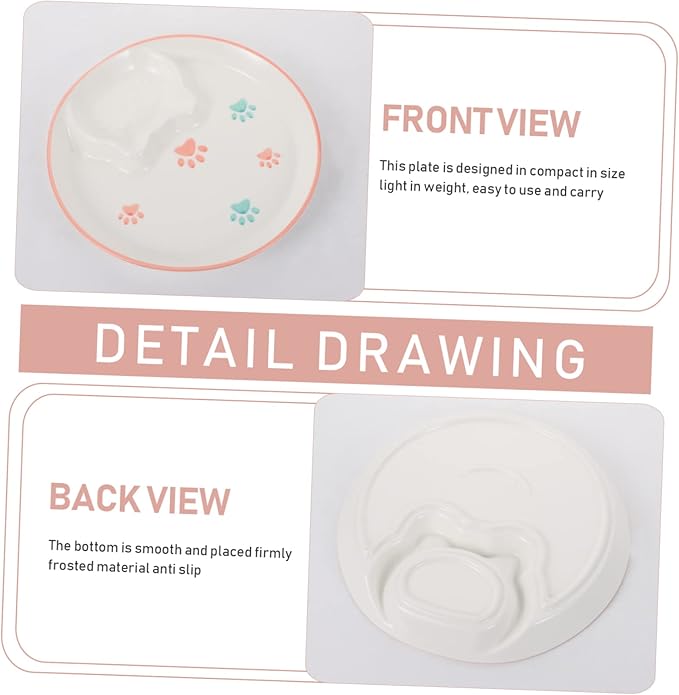 IMIKEYA 1pc Ceramic Dumpling Dish Stylish Design Multi-purpose Serving Plate for Snacks and Appetizers Easy to Lightweight for Home and Restaurants
