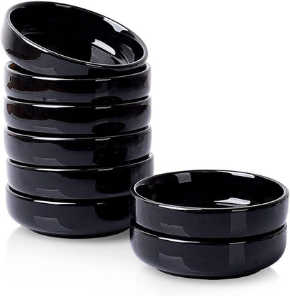 DELLING 3.5 oz Dipping Bowls Set of 8 7 inch Appetizer Plates Set of 6