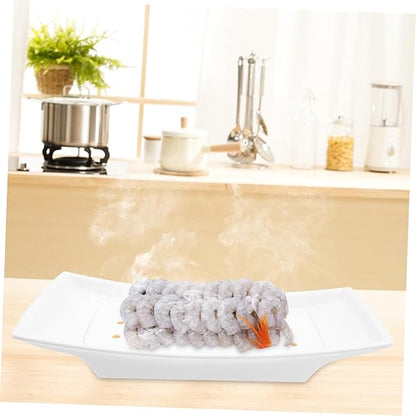 Mobestech 1pc Food Plate Creative Serving Tray for Restaurants and Home Use Compact Design - Materials Easy to Clean for Parties and Events