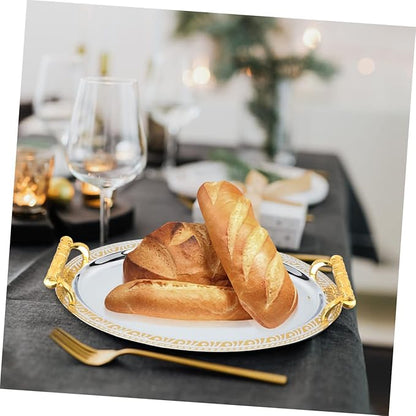 Healifty Multipurpose Trinket Dish Dessert Tray Restaurant Serving Tray for Entertaining