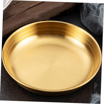 Flat Korean Plates Threaded Dinner Plates Condiment Dish Seasoning Bowl Food Sauce Korean Kitchenware