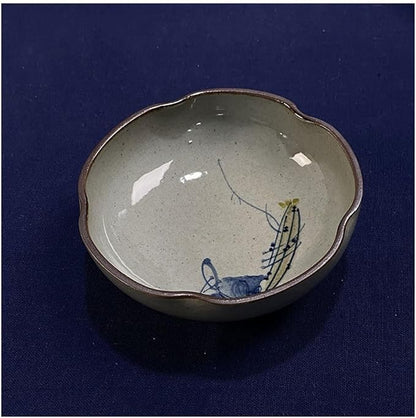 Snack Plate Hand Drawn Dipping Dishes Japanese Style Ceramic Seasoning Plate Vinegar Kitchen Dipping Bowl Appetizer Sushi Serving Plate Snack Tray (Color : C)