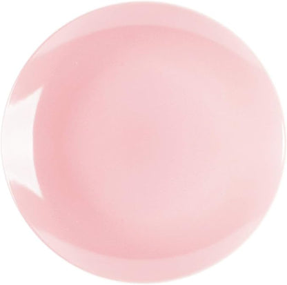 Stoneware Coupe Shape Dinner Plate 10.5 inch- Set of 6, Very Rose