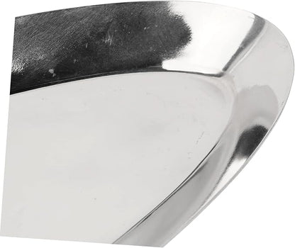 Stainless Boat Plate Divided Serving Tray Fish Plates Food Platter Oval Shape Metal Dish for Outdoor Picnic