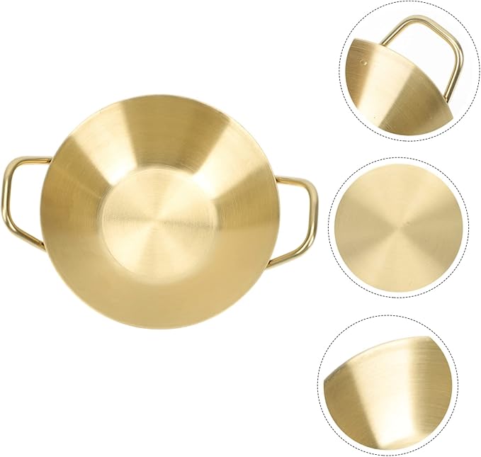 Happyyami Stainless Steel Seasoning Dish Set 4-inch Appetizer Plate for Dipping Sauces Creative Condiment Holder for Sushi and Appetizers