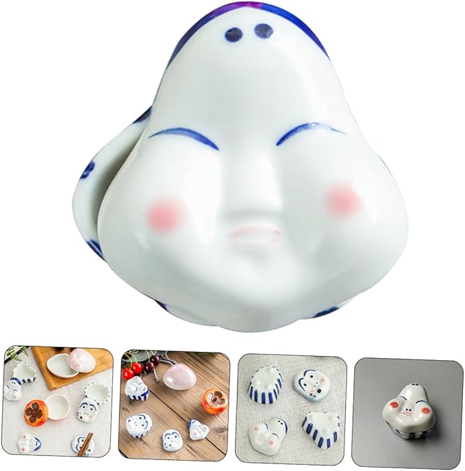 PRETYZOOM Japanese Bowl Ceramic Sauce Dish Dipping Bowl Appetizer Plate Seasoning Sauce Plate Kitchen Supply