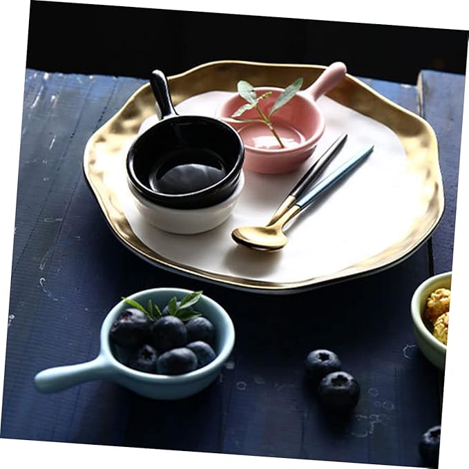 Mora Ceramics Creative Sauce Dish Seasoning Bowl Snack Plate Appetizer Plates Mini Bowl