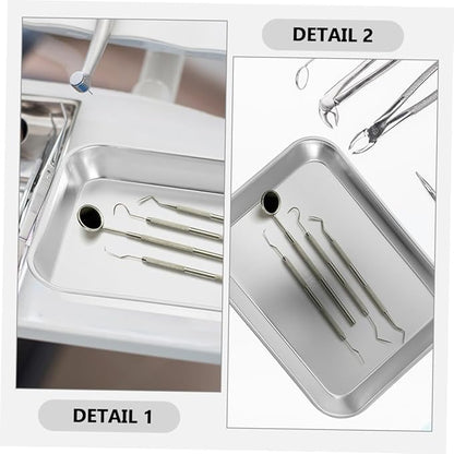 IMIKEYA 3pcs Serving Tray Multi-functional Kitchen Storage Trays for Organizing Desserts Dishes Smooth for Home Restaurant Use