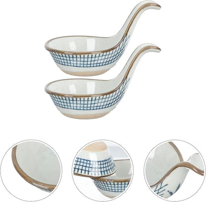 OUNONA 2Pcs Creative Ceramic Caviar Spoon Seasoning Dish Set Black Truffle Goose Liver Plate for Appetizers Flavor Dishes and Condiments Stylish Tableware