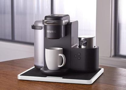 Nifty Large Appliance Rolling Tray - White, Home Kitchen Counter Organizer, Integrated Rolling System, Non-Slip Pad Top for Coffee Maker, Stand Mixer, Blender, Toaster