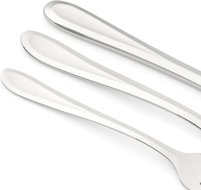 Spode Kit Kemp 20-Piece Cutlery Set | 18/10 Stainless Steel | Dishwasher Safe | Versatile Serving Flatware | Ideal for Appetizers, Desserts, Snacks | Perfect for Home & Gatherings