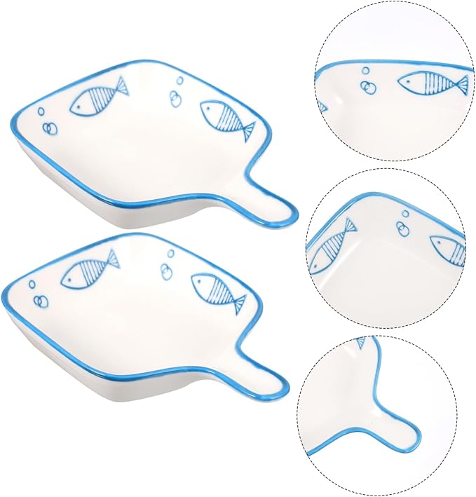 12 Pcs Seasoning Dish Porcelain Sauce Container Dipping Bowls Ceramic Sushi Tray Snack Food Saucer Sauce Bowls Appetizer Plates Ceramic Cake Snack Plate Child Ceramics Delicate