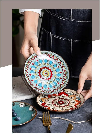 FAREWELL Dipping Bowls Household Ceramic Plate Soy Sauce Soaking Bowl Appetizer Snack Sushi Seasoning Tableware Appetizer Bowls (Color : C)
