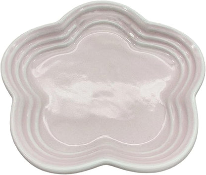 Small Ceramics Dish in Elegant Plums Blossoms Styles Multiple Color Appetizer Plates Perfect for Kitchen Dining Setting Flower Dish