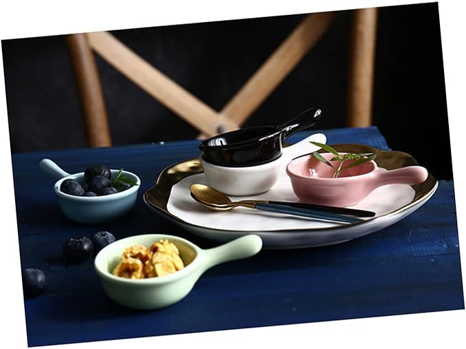 Mora Ceramics Creative Sauce Dish Seasoning Bowl Snack Plate Appetizer Plates Mini Bowl