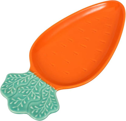 ABOOFAN Unique Carrot Sauce Dish Ceramic Seasoning Plate Appetizer Bowl Japanese Kitchenware Easy Clean