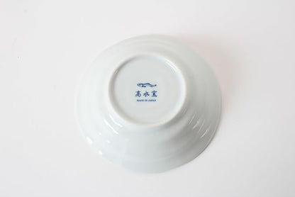 Mino ware Japanese Ceramics Pair Round Plate Japanese Cat (set of two) made in Japan GBS228 (Small Deep, Umbrella)