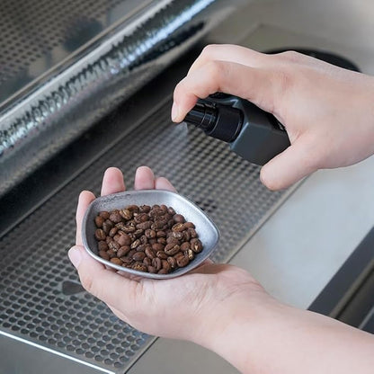 watchget Coffee Beans Dosing Cup Coffee Dosing Tray Stainless Steel Tea&Coffee Dosing Vessel Coffee Bean Display Dish Sample Tray Storage Container Single Dose Measuring Tray Pentagon Shape