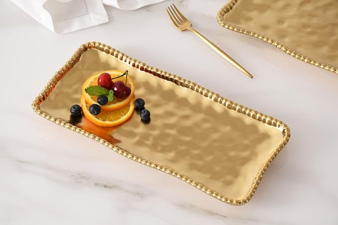 Pampa Bay Porcelain Medium Rectangular Tray