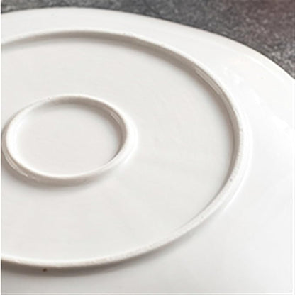 SONGCHAO Party Supplies Creative Gradient Ceramic Plate Dinner Plate Household Dessert Plate Salad Plate Fruit Plate Simple Dinner Plate Party Plates (Color : A, Size : 002)