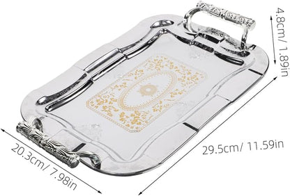Fruit Basket Tray Serving Plate Decorative Design Steel Plate for Dry Fruits Candy