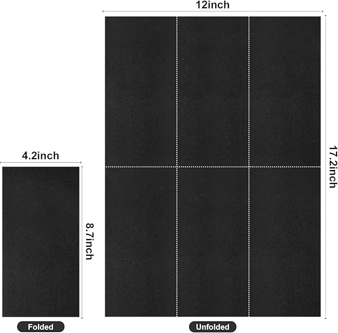 100 Pack Linen-Feel Black Napkins Disposable Guest Paper Napkins Hand Towels for Bathroom Soft Absorbent Paper Napkins Everyday Kitchen Dinner Cocktail Party Wedding