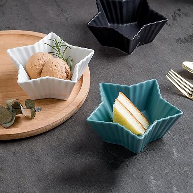 Dipping Sauce Dish Dipping Bowl Appetizer Plates Soy Sauce Dish 5.91inch Ceramic Dessert Plates Sushi Snack Salad Dipping Bowls Seasoning Dishes Appetizer Plates Serving Dish Saucers Bowl Dipping Sauc