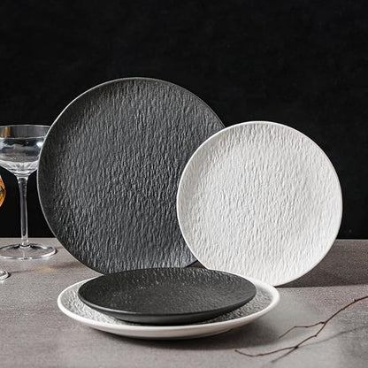 Appetizer Plates Ceramic Tableware, Steak Plate, Salad Plate, Fruit Plate, Restaurant, Western Food Cheap Plates(A)