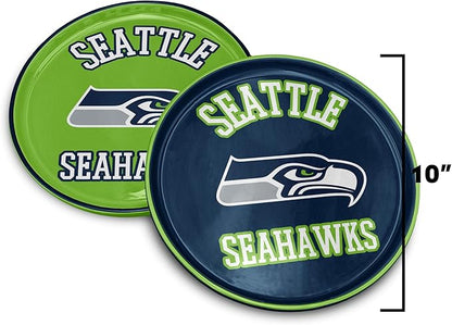NFL Home and Away 2 Pack Round Serving Plates