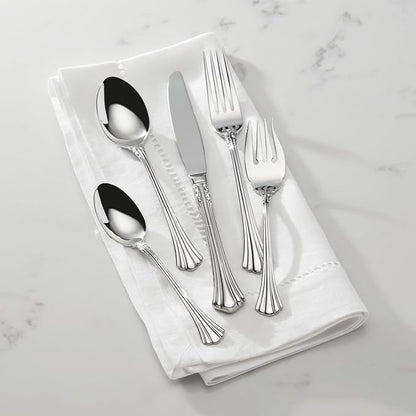 Reed & Barton Allora 5Pc Flatware Place Setting, 5 Piece, Silver