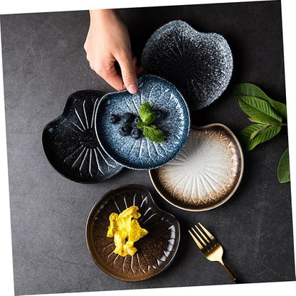 Bread Tray Cake Pan Ceramic Spoon Holder Japanese Dinner Plates Appetizer Tray Appetizer Platter Ring Dish Sushi Sauce Fruit Plate Dishes Tray Ceramic Snack Plate Decorate Ceramics