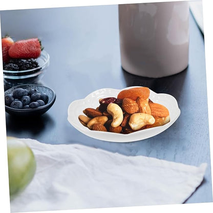 2sets Ceramic Appetizer Plates Elegant Sauce Bowls for Dipping Seasoning Dish for Home Restaurant Hotel Travel and Stylish Tableware 2pcs*2