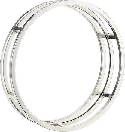 Elegance Beam Round Mirror Tray,10.75"