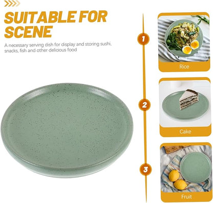 ABOOFAN Vintage Ceramic Appetizer Dish Sushi Display Plate Sashimi Storage Dishes Elegant Snack Serving Plate for Entertaining Home Use Design Lightweight