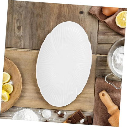 Ceramic Serving Plate Elegant Multi-purpose Dinnerware for Soup Salad Appetizers and Decorative Tabletop Use for Parties and Home Decor