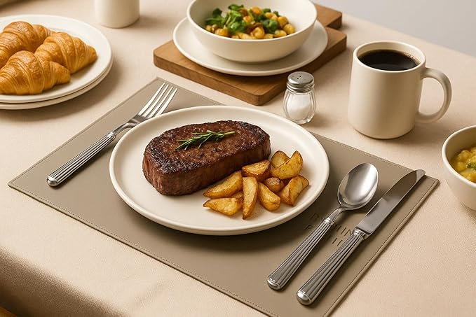 12-Piece Matte White Dinnerware Set,Stoneware Dinnerware for 3, Microwave & Dishwasher Safe, Stackable Design for Kitchen and Dining - Plates,Bowls and Mugs