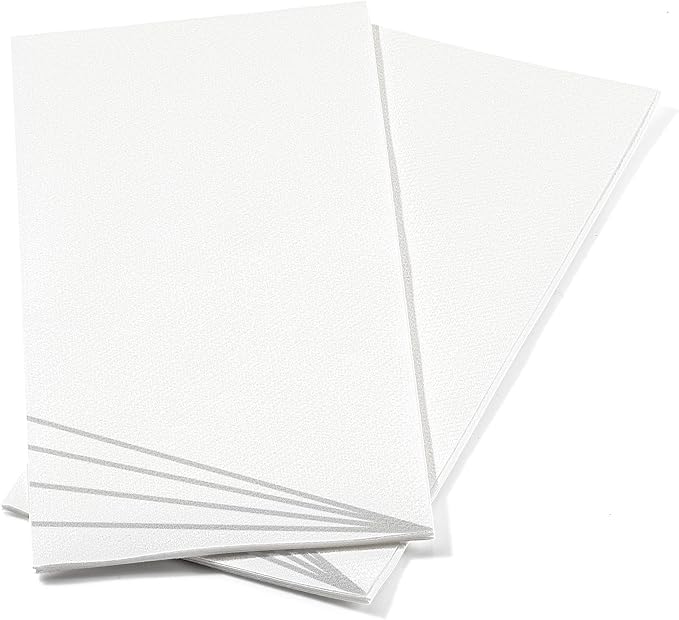 100 Pack Linen Feel Guest Paper Hand Towels | Disposable Super Absorbent Airlaid Paper Towels For Bathroom, Party, Weddings, Or Events | 12 x 17 Inches 1/6 Folded Decorative Design