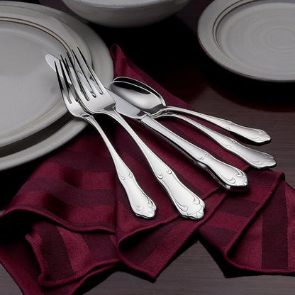 Liberty Tabletop Champlin 45-piece 18/10 Flatware Set Service for 8, Includes Serving Pieces Made in USA