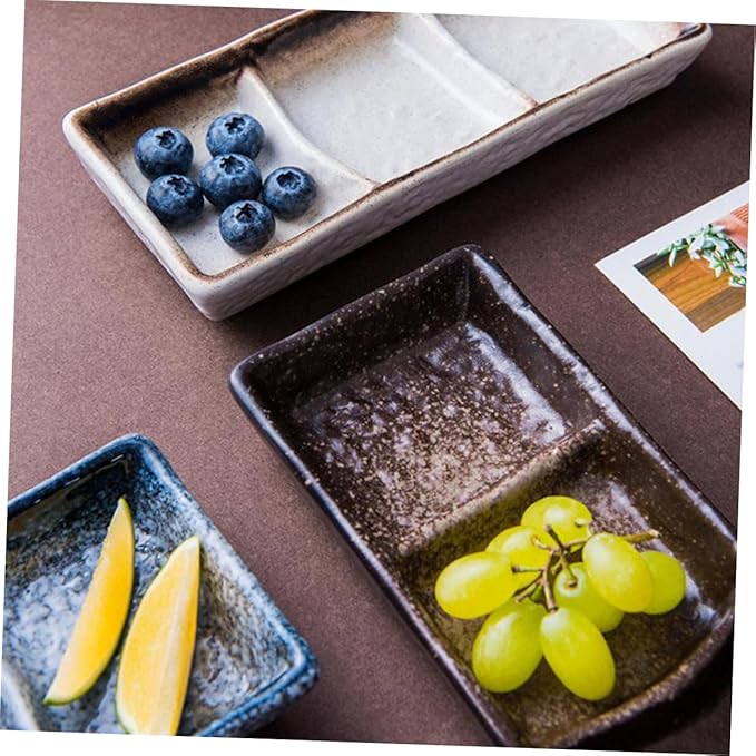 Alipis Ceramic Sauce Bowl Bowl Dipping Section for Sauce Appetizer Plates for Home Restaurant Use