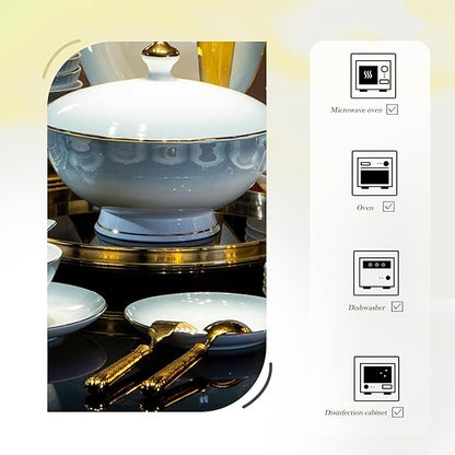 60 Pcs, Top Ceramic Bone China Dinnerware Set, Fine China Dinnerware Sets, Ceramic Tableware Set, Chinese Gifts