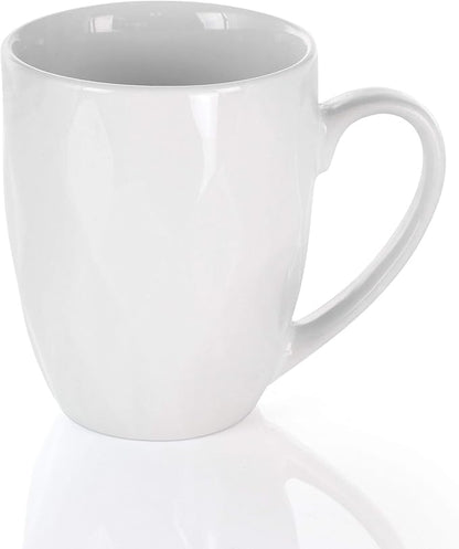 Elama White Porcelain Dish Dinnerware Set, 18 Piece (Elama Glossy)