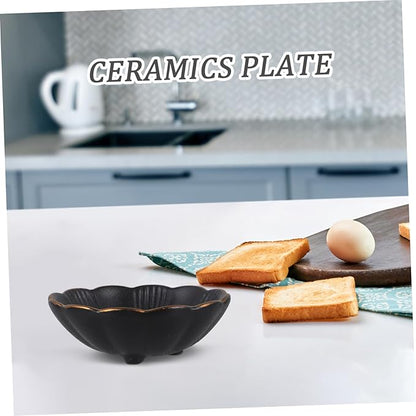 Gatuida Ceramic Plate Salad Container Sauce Dipping Dish Small Dish Western Tableware